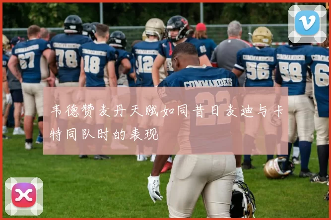 韦德赞麦丹天赋如同昔日麦迪与卡特同队时的表现